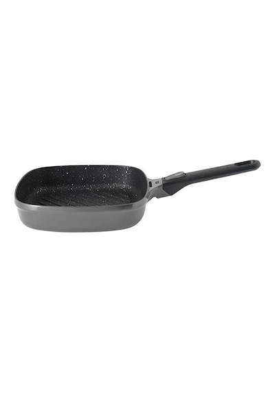 Berghoff Gem 8501031 Çıkarılabilir Saplı Stay Cool Izgara Kare Tava Gri 24 Cm Gri