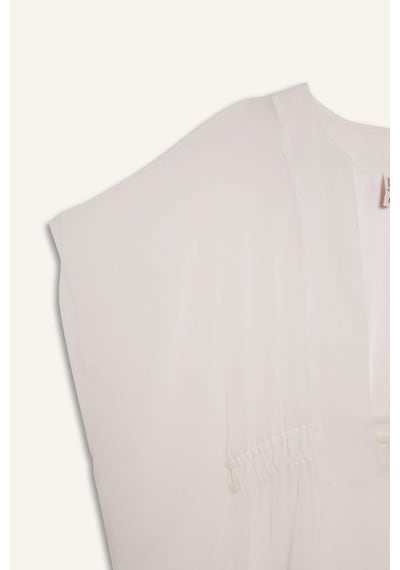 Defacto Beyaz Şifon Kimono-fall İn Love Z9958az25smwt16 Beyaz