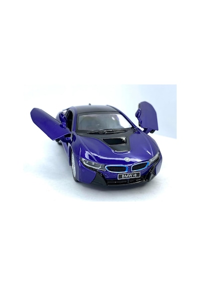 Kinsmart Bmw I8 1 36 Çek Bırak Model Araba lacivert
