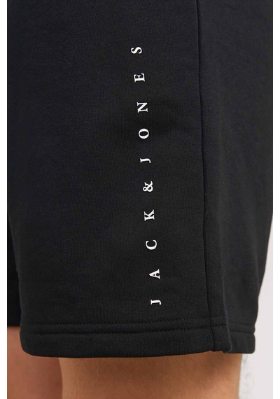 Jack & Jones Jpstestar Jj Sweat Shorts Siyah Erkek Şort 000000000101927780 Siyah