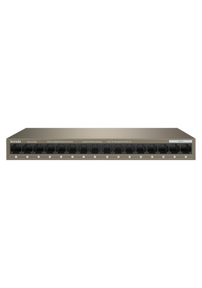 Tenda Teg1016m 16 Port 10-100-1000 Mbps Switch Metal Kasa