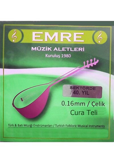 Emre 0.16 Mm Çelik Cura Takım Tel - Cura Teli 016