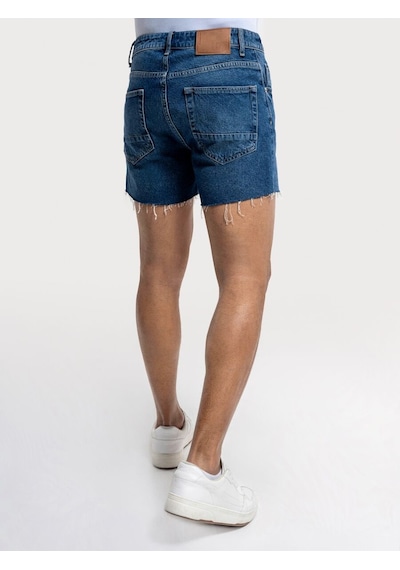LOFT Straight Fit Erkek Şort Lf2036225 Q1.v1 Denim