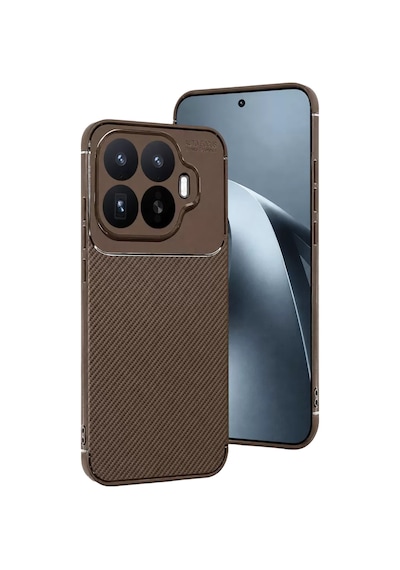 Newface Xiaomi Mi 17t Auto Focus Karbon Kapak - Kahverengi