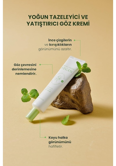 Tr Doğal İçerikli Koyu Halka Ve Yaşlanma Karşıtı Nemlendirici Vegan Göz Bakım Kremi 30 Mililitre