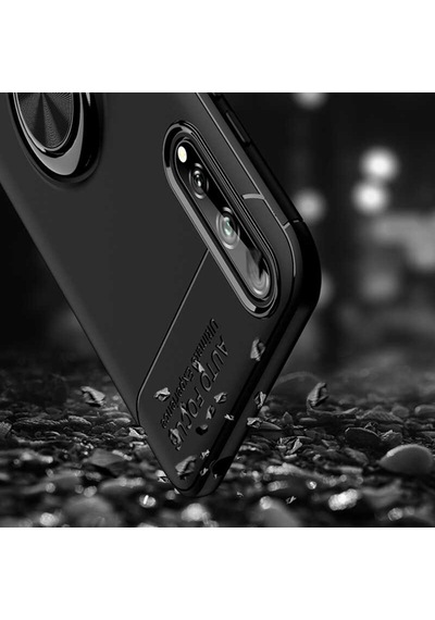 Huawei P Smart S (Y8P) Kılıf Yüzüklü Magnetli Ravel Case