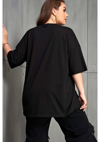 Unisex Nice Tasarım Tshirt Siyah