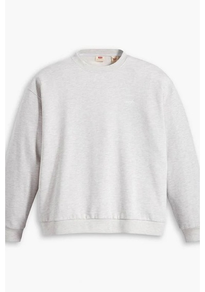 Levi's Oversize Basic Yuvarlak Yaka Gri Kadın Sweatshirt - A5942-0006 Gri