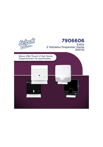 Selpak Professional Extra Z Katlı Dispenser Havlu,12 X 200 Yaprak