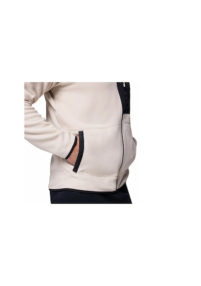 Columbia Fast Trek Overlay Hooded Full Zip Erkek Outdoor Polar Ceket 2135701278 Bej Bej