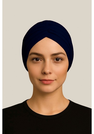 Alaturka Pratik Hazır Geçmeli Bone Lacivert