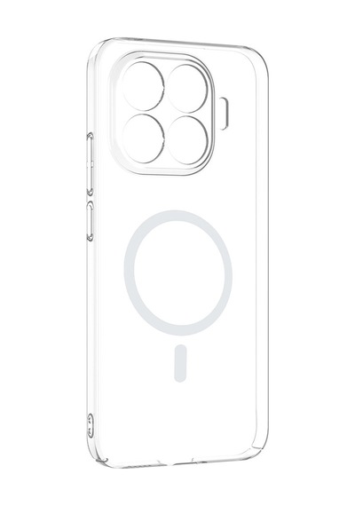 Vendas Xiaomi 15t Pro Kamera Korumalı M-safe Şarj Özellikli Şeffaf Zore London Sert Pc Kapak + Hayalet Ekran Koruyucu Şeffaf