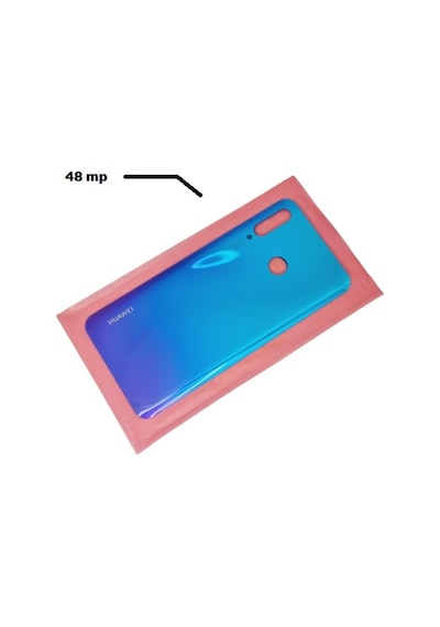 Tkgz - P30 Lite Arka Pil Batarya Kapağı 48mp Mavi