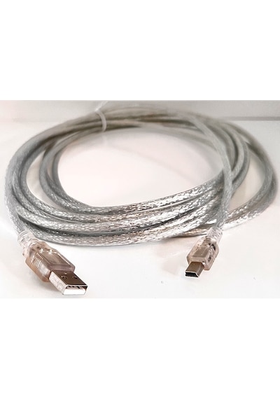 5 Metre Mini Usb Kablo 5 Pin Usb Kablosu 5m Usb 2.0 A Erkek Mini