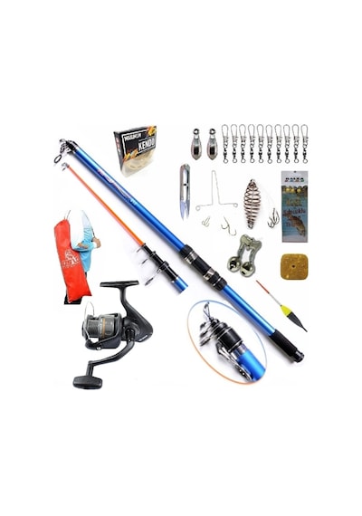 Revenger Rv-65 Discovery Continental 420cm 50-100gr Profesyonel Surf Sazan Kıyı Olta Takımı Seti