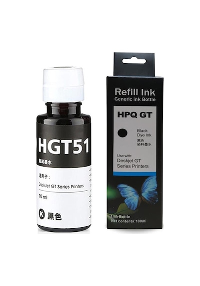 Hp Gt52/Gt51/Gt5810/Gt5820/Hp315/415 Uyumlu Siyah Mürekkep