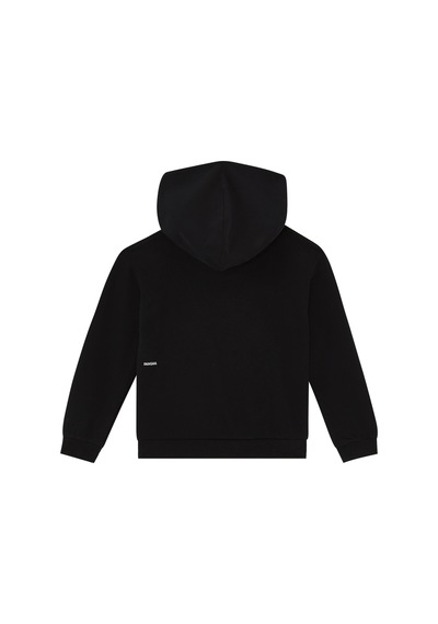 Pangaia Çocuklar Için Kapüşonlu Sweatshirt - Siyah