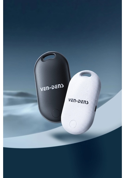 Ven-dens Vd-tag003 Find My Uyumlu Bluetooth Eşya Takip Cihazı, Anahtar, Cüzdan Ve, Beyaz