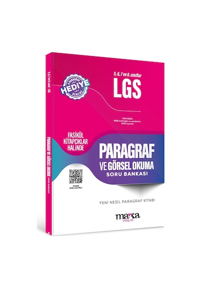 Marka 5.6.7. Ve 8. Sınıf Lgs Paragraf Ve Görsel Okuma Soru Bankası Marka Yayınları