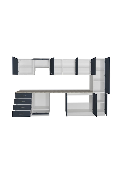 Decoraktiv Elite 325q Ankastre Fırın Modüllü Mdf Hazır Mutfak Dolabı - Tezgah Dahil - Antrasit Decoraktiv Elite 325q Ankastre Fırın Modüllü Mdf Hazır Mutfak Dolabı - Tezgah Dahil - Antrasit