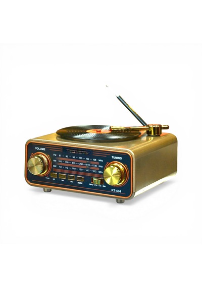 Rt-604 Nostaljik Trend Radyo,plakçalar Görünüm Bluetooth Nostalji Radyo