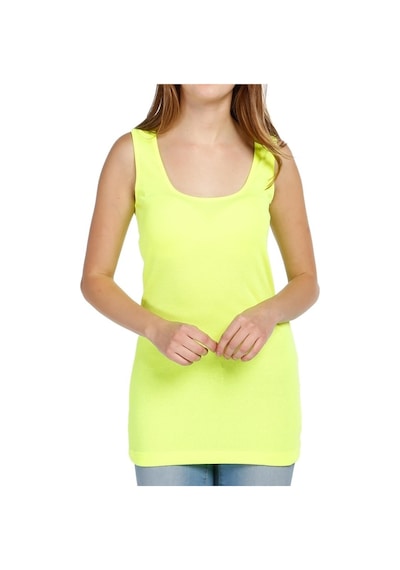 Bulalgiy Kadın Sarı Basic Tişört - Bga078366