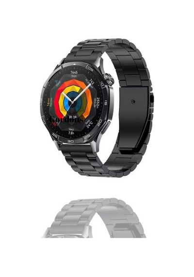 Huawei Watch Gt/gt2/gt3/gt4/gt5 Pro 46mm Uyumlu Çelik Kordon Klasik & Dayanıklı