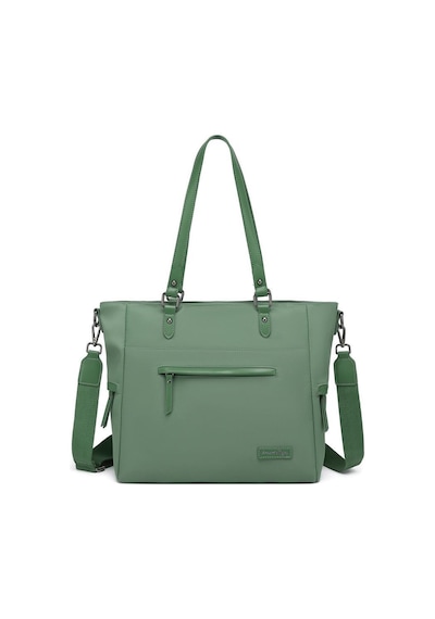 Smart Bags Twill Dimi Kumaş Kadın Omuz Çantası 3323 Yeşil