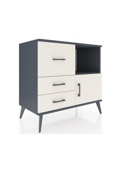 Hyperion Şifonyer Tek Raflı 3 Çekmeceli Tek Kapaklı 88x44x80 Antrasit-aytaşı Aytaşı Hyperion Şifonyer Tek Raflı 3 Çekmeceli Tek Kapaklı 88x44x80 Antrasit-aytaşı Aytaşı