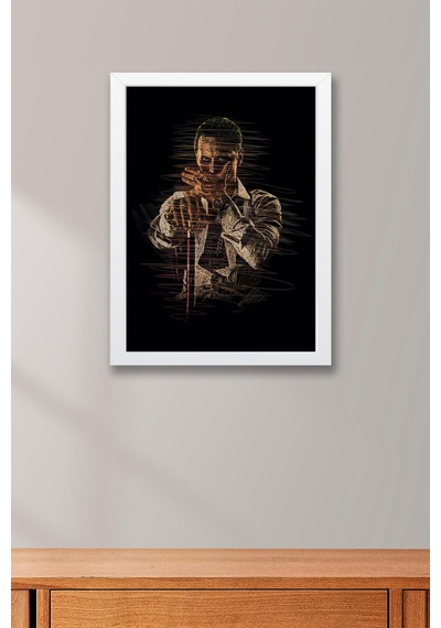Joker Portre Çerçeveli Tablo - Estetik Poster