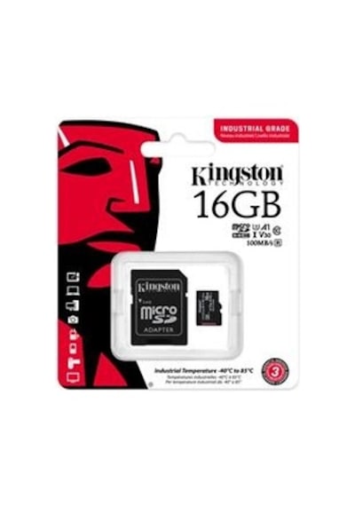 Kingston Sdcıt2-16gb 16gb Microsdhc Industrial C10 A1 Pslc Card + Sd Adapter Hafıza Kartı Kdo
