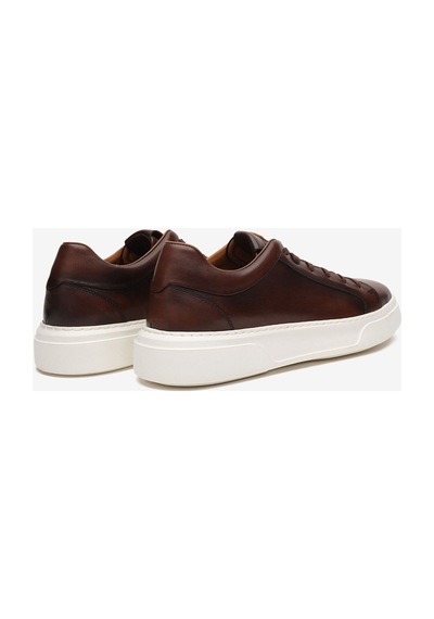 Greyder 64822 Erkek Hakiki Deri Sneaker Ayakkabı Kahve