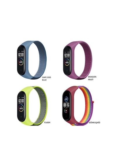 Xiaomi Mi Band 7 Band 6 Ve 5 Uyumlu Kordon Hasır Kordon