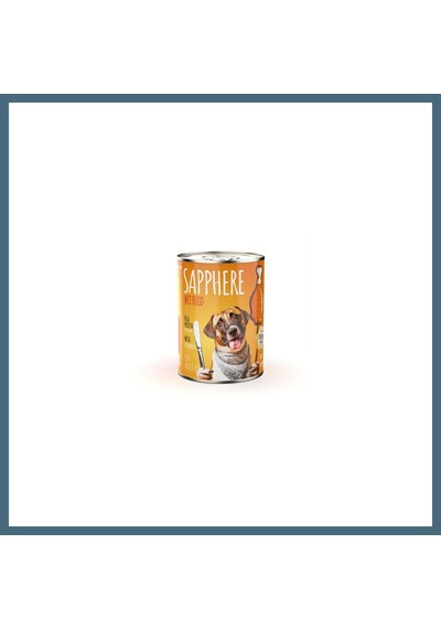 Sapphere Kümes Hayvanlı Yetişkin Köpek Konservesi 12 Adet 400 Gr Agc