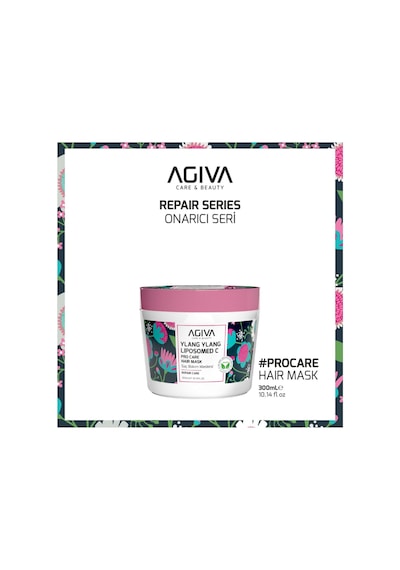 Agiva Ylang Ylang Liposom C Saç Bakım Maskesi 300 Ml - Onarıcı & Bitkisel Bakım
