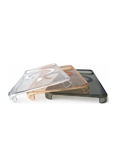 İphone 16 Pro Max İle Uyumlu Magsafe Özellikli Kristal Netlik Sararmaz Pc Clear Case Bronz