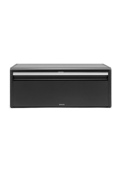Brabantia Matt Black Köşeli Ekmek Kutusu Siyah
