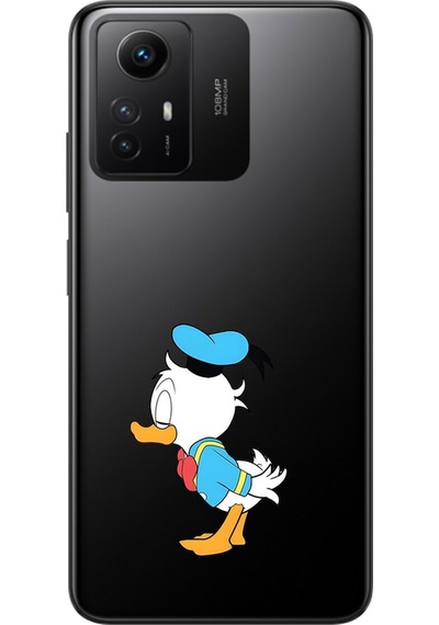 Xiaomi Redmi Note 12s Uyumlu Şeffaf Kılıf Couple Ördek 2 Tasarımlı