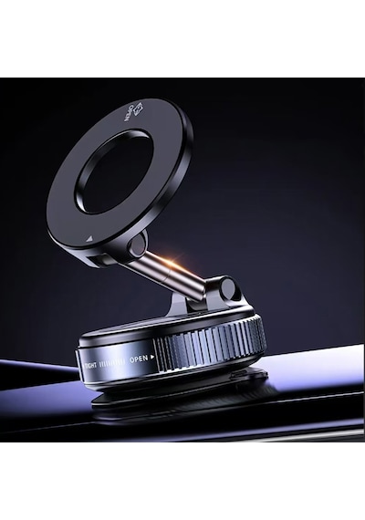 Zore K007 360 Derece Dönebilen Vakum Özellikli Magnetik Telefon Tutucu Beyaz
