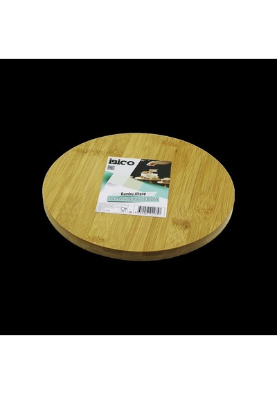 Hubrendy Tedarik Ayaklı Bambu Sunum Tepsisi 24.5 Cm