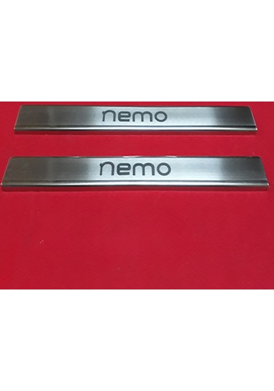 Citroen Nemo Krom Kapı Eşik Koruması 2008 Üzeri 2 Parça