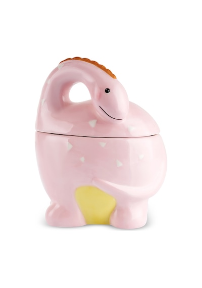 Karaca Dino Kapaklı Saklama Kabı Pembe Pembe