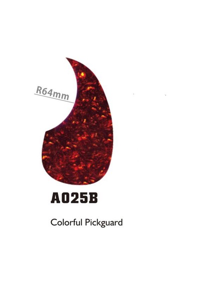 Alice A025bp Renkli Gitar Pena Korumalık Standart Model