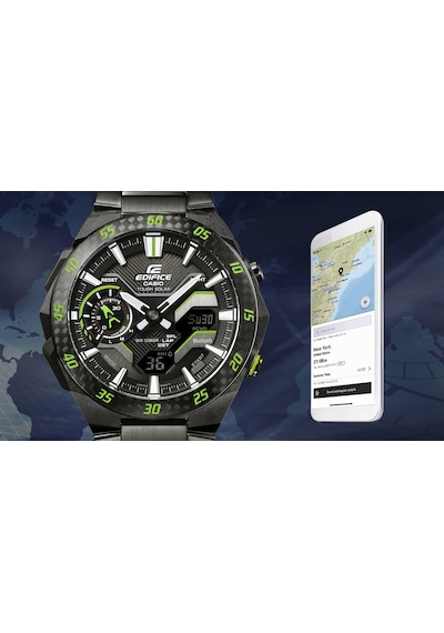 Casio Ecb-2200rc-1a9df Erkek Kol Saati Metalik