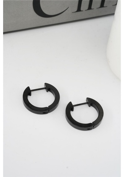 Kadın 316 L Paslanmaz Çelik 2 CM Oval Model Küpe 99258128