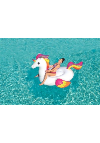 Dev Pegasus Binici 220x195 Cm Bestway - 41113 Çok Renkli