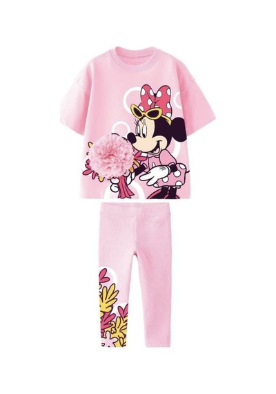 Lolliboomkids Kız Çocuk 3d Aplike Çiçek Detaylı Alt Üst Takım Baskı Desen T-shirt Tayt 2 Parça Flower Çok Renkli Lolliboomkids Kız Çocuk 3d Aplike Çiçek Detaylı Alt Üst Takım Baskı Desen T-shirt Tayt 2 Parça Flower Çok Renkli