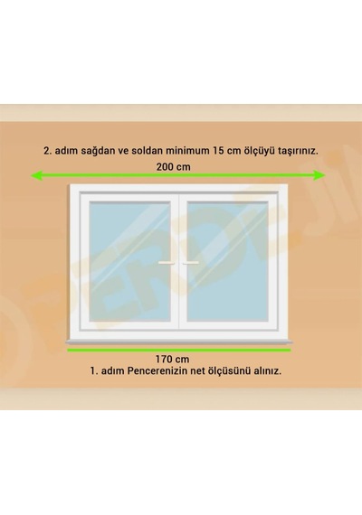 Evim Ahşap Rustik Perde Askısı Ceviz