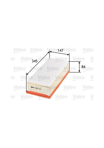 Valeo 585151 Hava Filtresi Peugeot Expert Iı- p807- jumper Iı- jumpy Iı- c8- scudo Iı- ulysse Iı- proace 2.0 Hdı- jtd 1444.wn- 1444.qw- 1444.qx- 1400474780