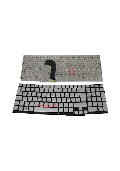 Sony Uyumlu Vaio Svs1512U1R, Svs1512V1E Klavye Tuş Takımı Türkçe Gri Q T